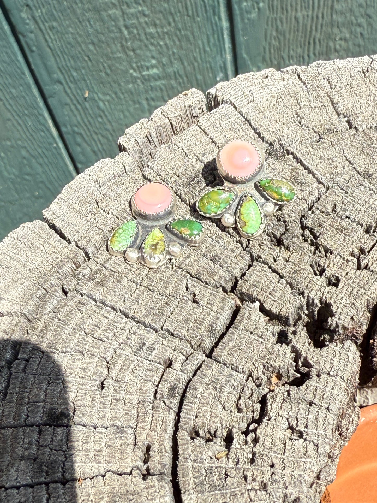Cluster earrings