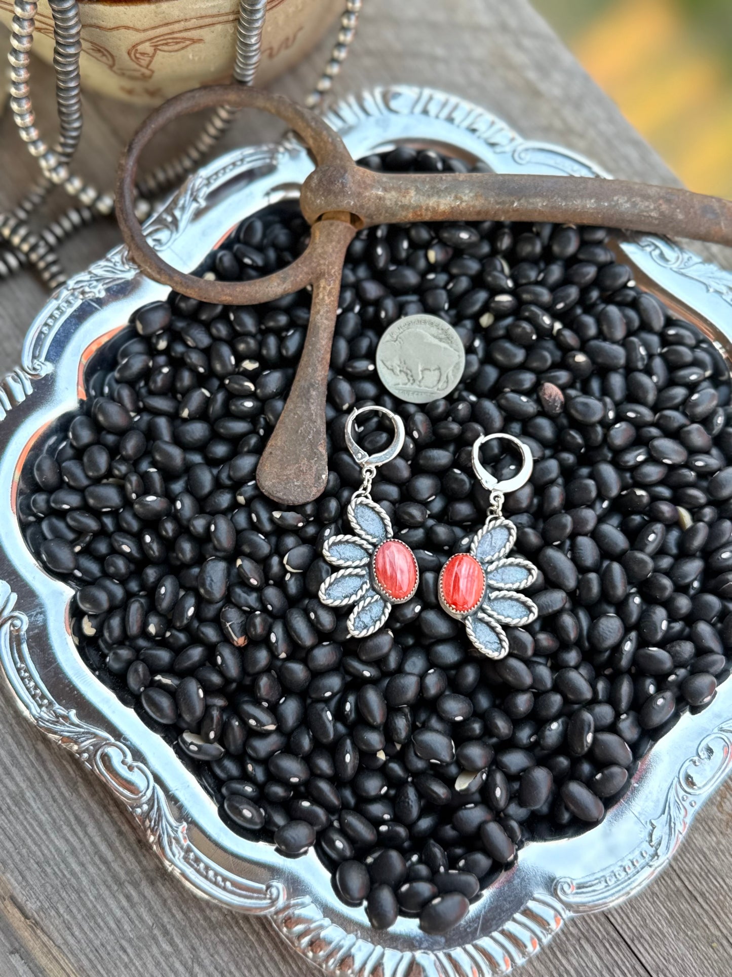 Spiny oyster rope-a daisy dangles