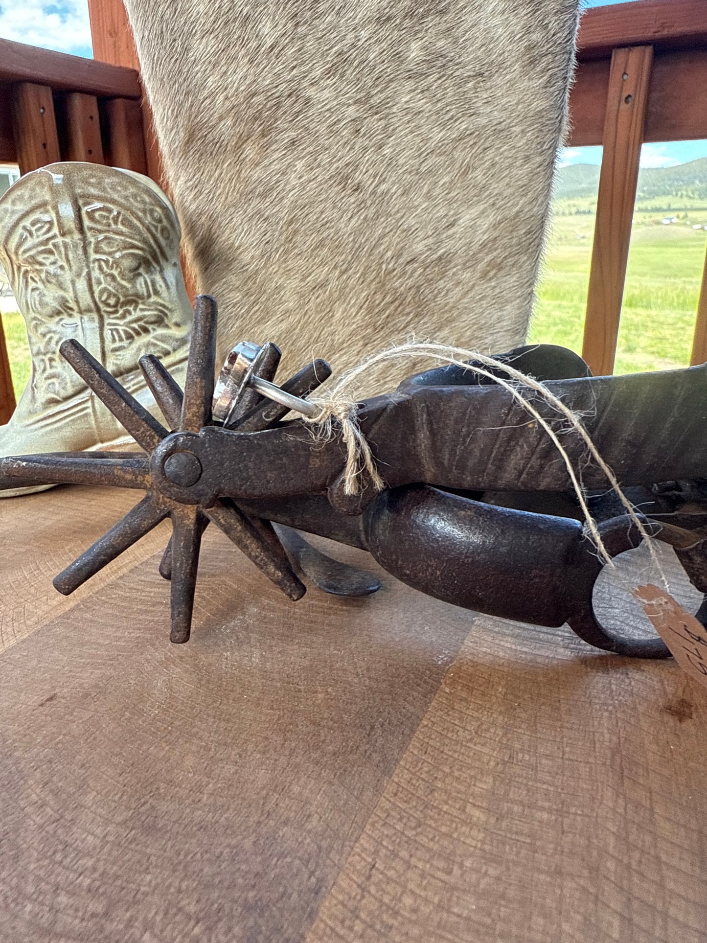 Wild horse cow head ring