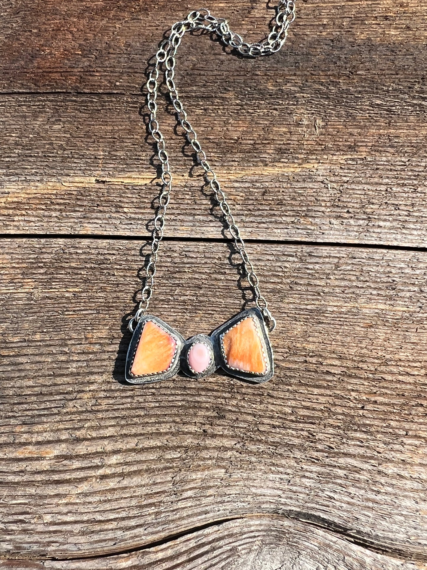 Bow tie necklace