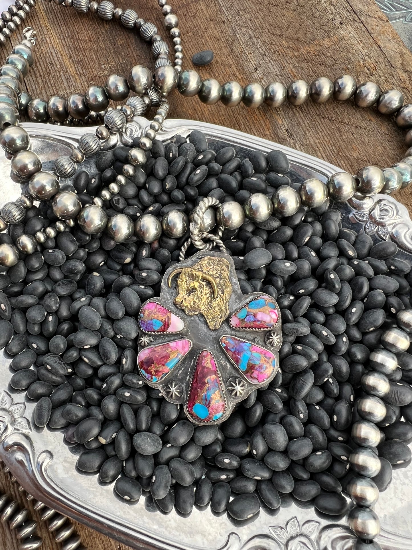 Wild West Pendant - Vintage Hereford