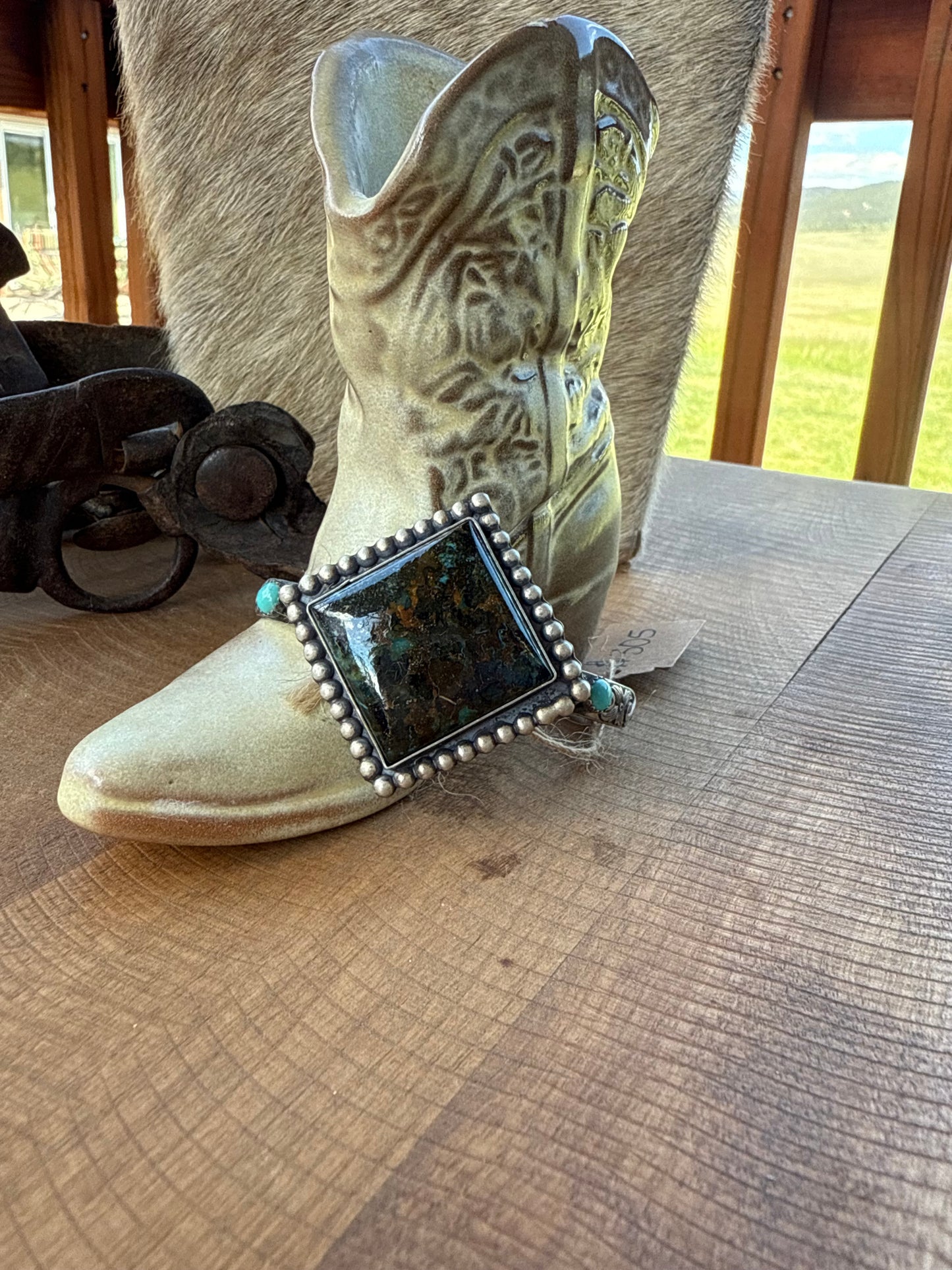 Large square cuff