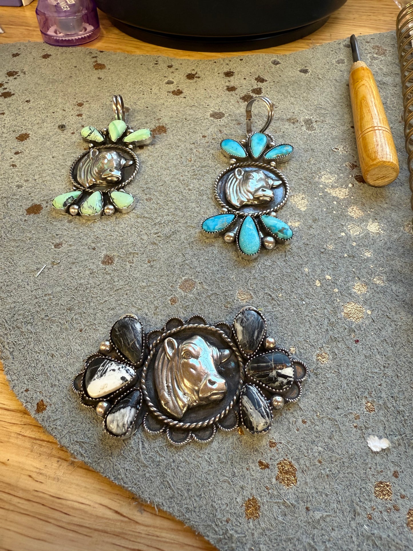 *Bull Head Pendant Custom Spot DEPOSIT*