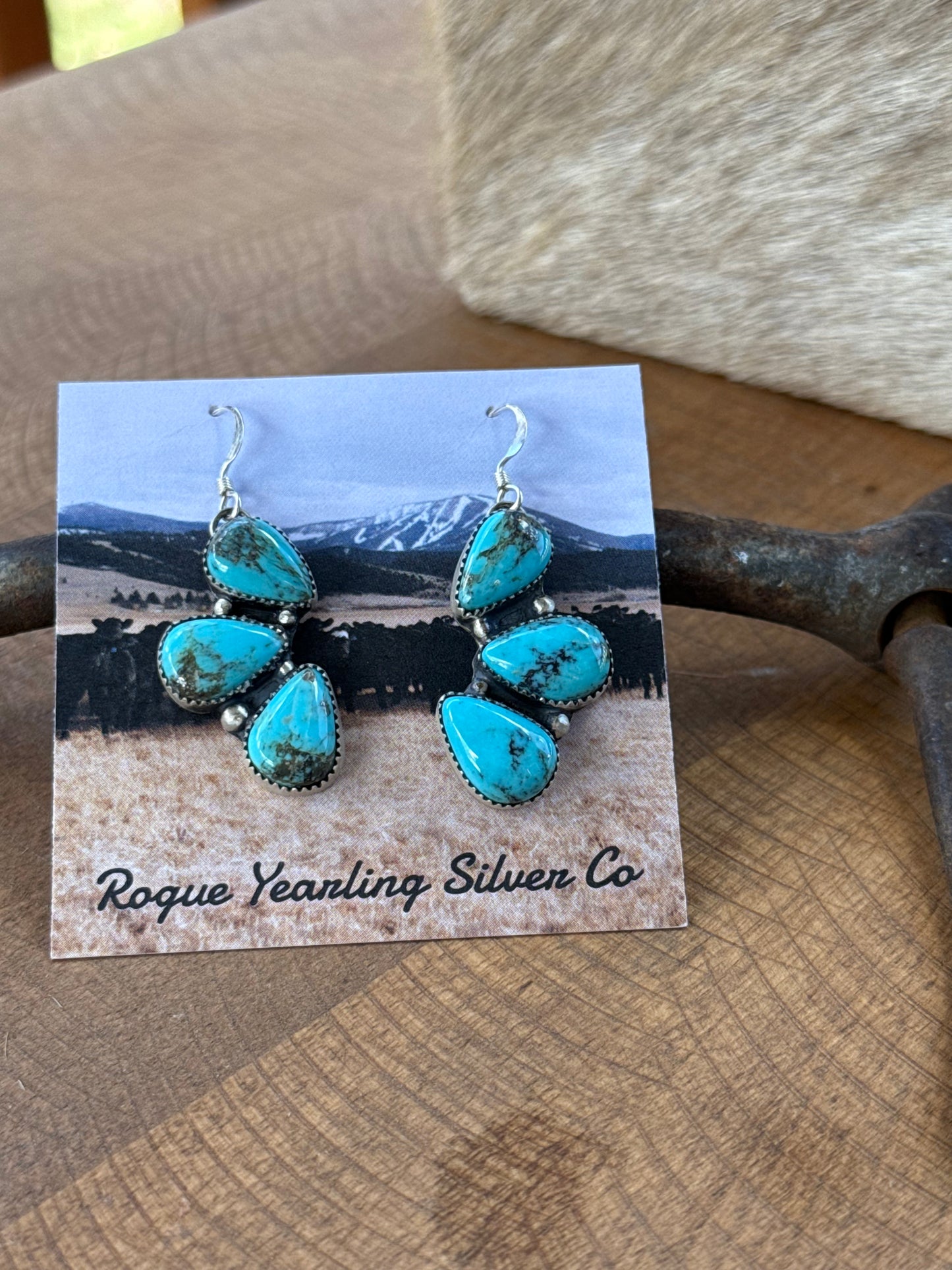 Kingman Cluster earrings - Dangle