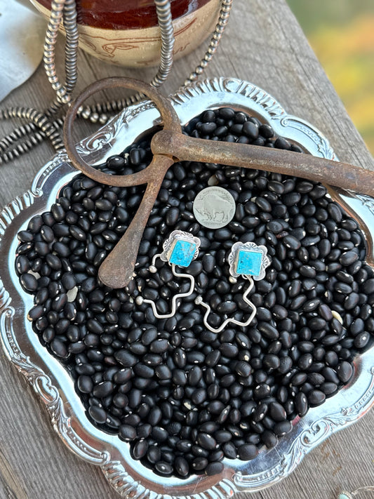 Aztec wave hoops