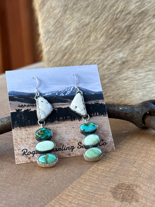 Mixed mine dangles 🩵💙💚