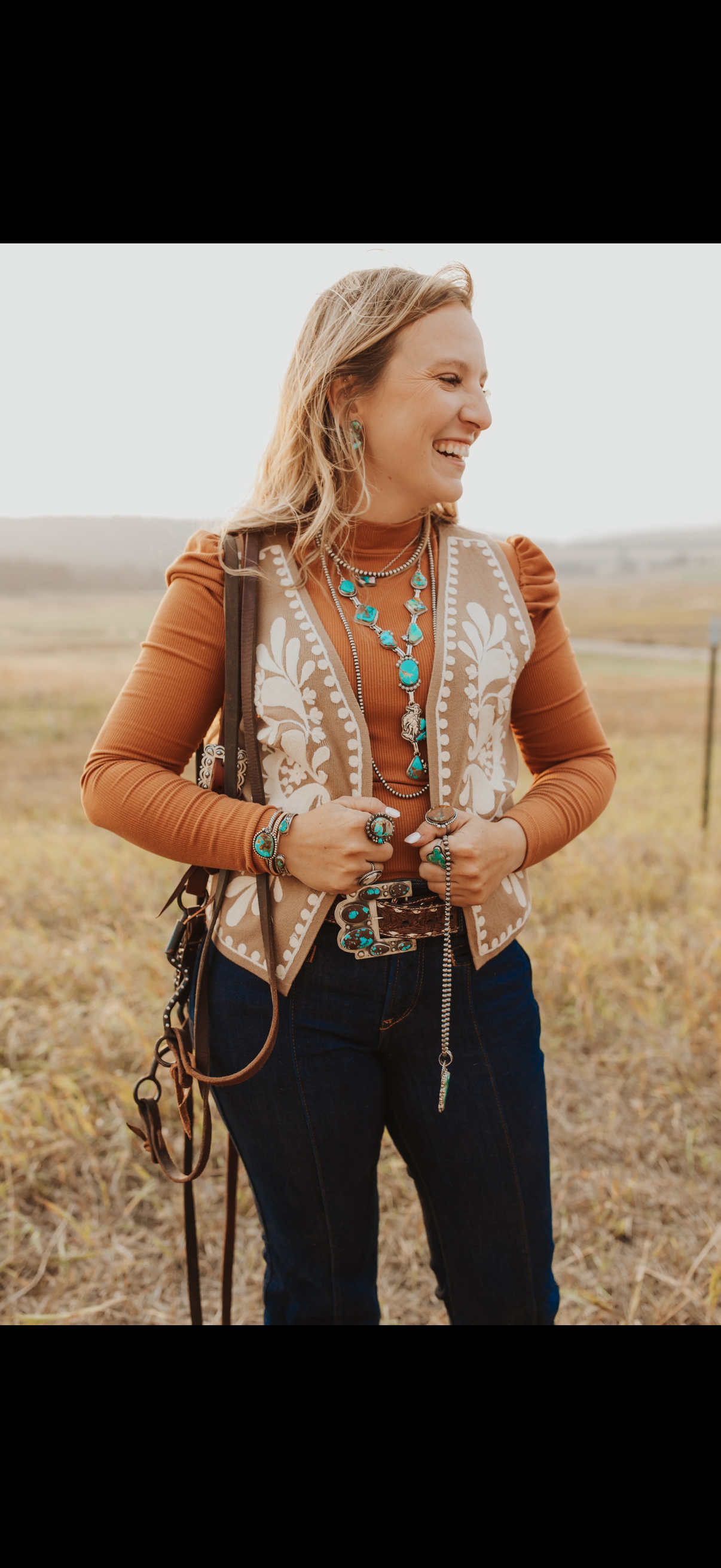 Royston lariat with bronc